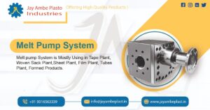 Melt Pump System Manufacturer in Ahmedabad, Gujarat, India